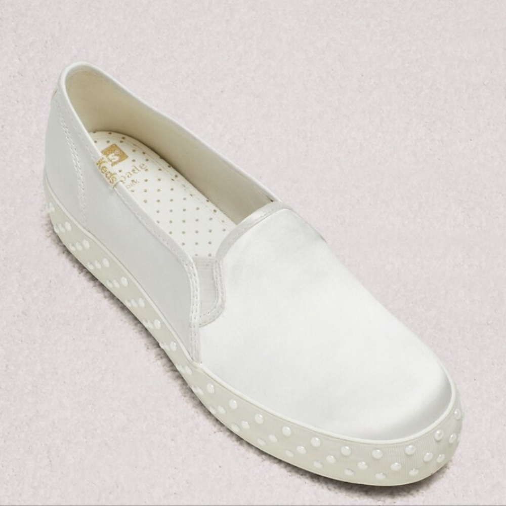 SOLD Wedding shoes keds x kate spade new york triple decker pearl sneakers